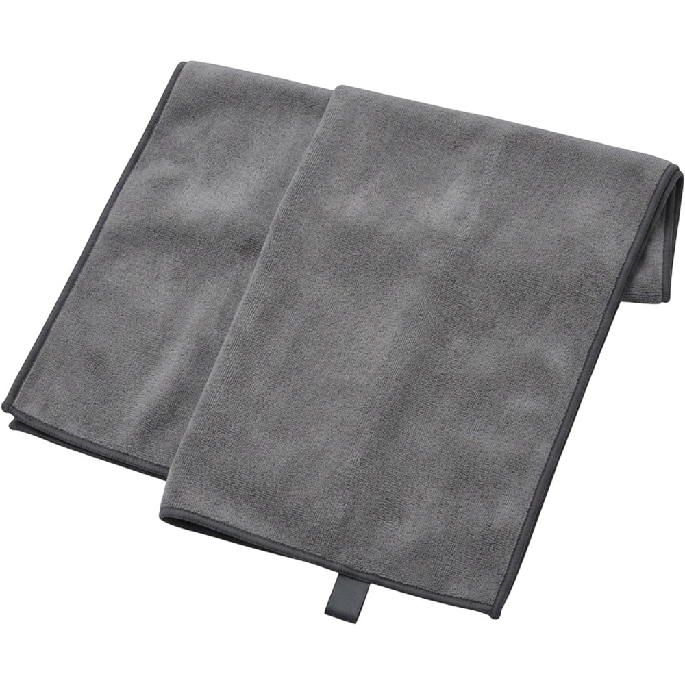 Leay Long Microfiber Bench Towel 110 x 45 cm Graphite - Product view